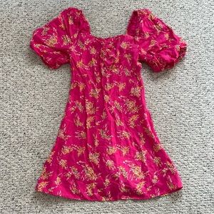 Vero Moda Pink Puff Dress